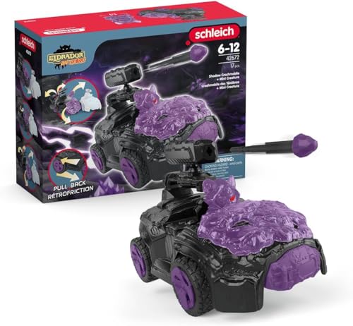 Schleich 42672 Crashmobile Ombra Con Mini Creature, Da 7 Anni, Eldrador Creatures - Playset, 17 Pezzi