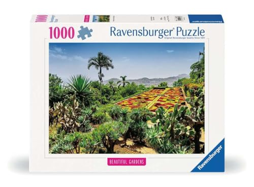Ravensburger - Puzzle Botanical Garden Madeira, 1000 Pezzi, Puzzle Paesaggi Per Adulti E Ragazzi, Idea Regalo Per Lei O Lui, 70X50 Cm