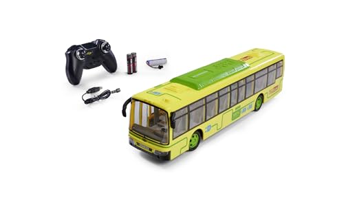 Carson 500404282 Electric City Bus 2.4Ghz 100% Rtr - 100% Pronto Alla Guida, Autobus Giocattolo, Auto Giocattolo, Auto Telecomandata, Per Bambini A Pa
