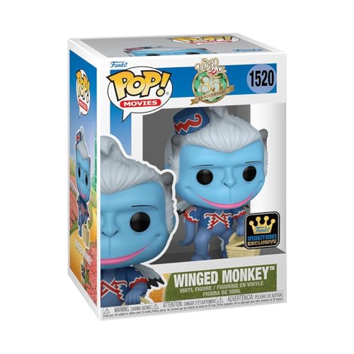 Funko Pop! Movies: The Wizard Of Oz - Winged Monkey - Probabilità Di 1/6 Per La Variante Chase - Pelosino - Figura In Vinile Da Collezione - Idea Rega