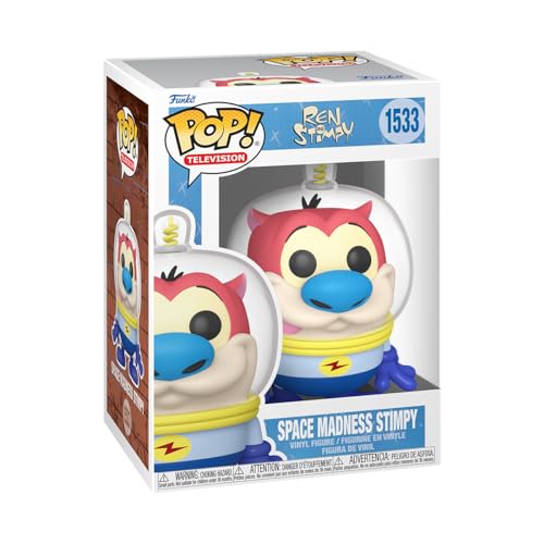 Funko Pop! Tv: Nick Rewind - Stimpy - (Space Suit) - Nickelodeon Slime - Figura In Vinile Da Collezione - Idea Regalo - Merchandising Ufficiale - Gioc