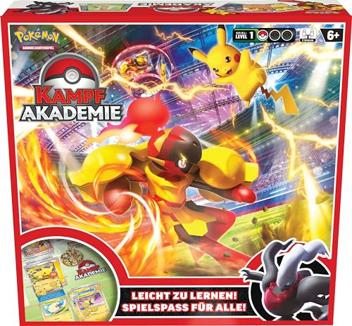 Pokémon - Gioco Di Carte Collezionabili: Accademia Di Combattimento (Pikachu-Ex, Crimanzo-Ex & Darkrai-Ex)