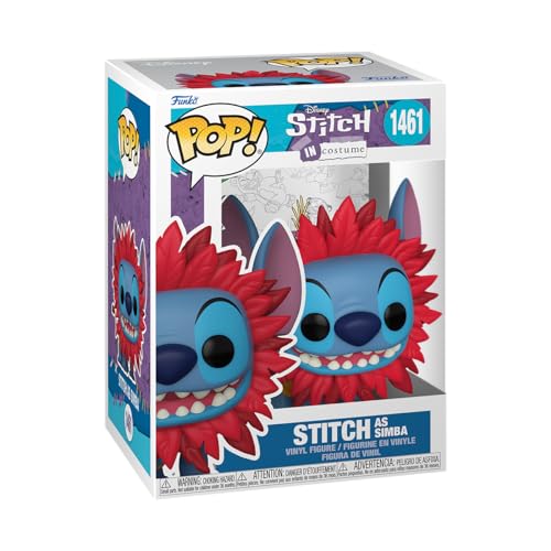 Funko Pop! Disney: Stitch Costume - Simba - Lilo And Stitch - Figura In Vinile Da Collezione - Idea Regalo - Merchandising Ufficiale - Giocattoli Per