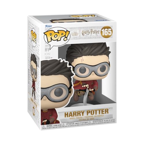 Funko Pop! Movies: Harry Potter Prisoner Of Azkaban - Harry With Broom - (Quidditch) - Figura In Vinile Da Collezione - Idea Regalo - Merchandising Uf