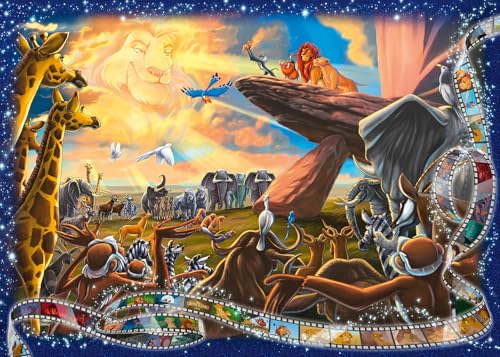 Ravensburger 12000321 - Disney Il Re Leone - Puzzle 1000 Pezzi – Puzzle Adulti E Ragazzi Da 14 Anni, Puzzle Disney, Disney Regalo