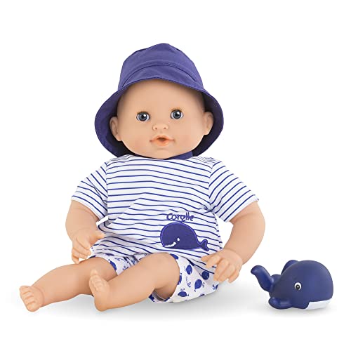 Corolle - Bebè Bain Marin, 9000100670, 18 Mesi, 30 Cm, Bambola Da Bagnetto, Profumo Di Vaniglia