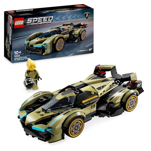 Lego Speed Champions Super Car Lamborghini Lambo V12 Vision Gt, Macchina Giocattolo Per Bambini Da 10 Anni, Modellino Di Auto Da Costruire Con Minifig