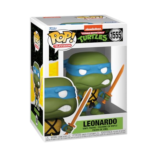 Funko Pop! Tv: Teenage Mutant Ninja Turtles (Tmnt) – Leonardo - Probabilità Di 1/6 Per La Variante Chase - Tmnt Retro/Classic - Figura In Vinile Da Co