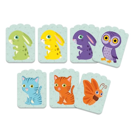Djeco- Cartas Little Match Gioco Di Carte, 35061