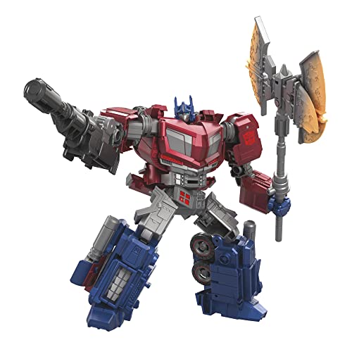 Transformers - Studio Series Voyager 03, Action Figure Di Optimus Prime Gamer Edition Da 16,5 Cm, Ispirata Al Videogioco "Transformers: War Of Cybertr