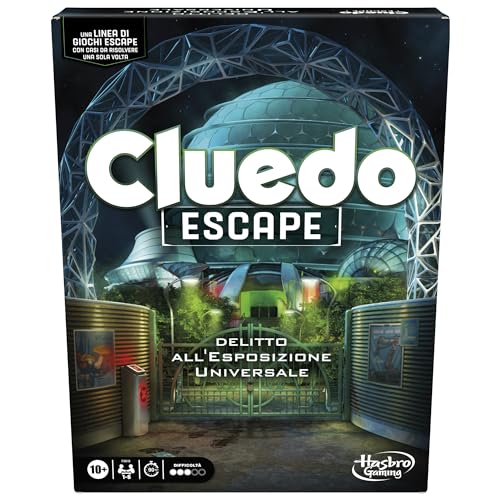 Gioco Da Tavolo Cluedo Escape: Delitto All’Esposizione Universale, Gioco Di Mistero In Versione Escape Room - Versione Italiana
