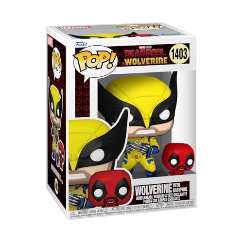 Funko Pop! & Buddy: Deadpool & Wolverine - Wolverine With Babypool - Figura In Vinile Da Collezione - Idea Regalo - Merchandising Ufficiale - Giocatto
