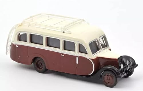 Norev- Citroën U23 Autocar 1947 Crème Et Marron 1/87 Miniatura, Colore Blu, 1/87E, 159923