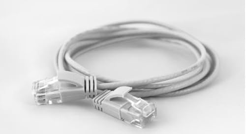 Wantecwire 7231 Extra Sottile Cavo Patch Con Top Qualità Bianco