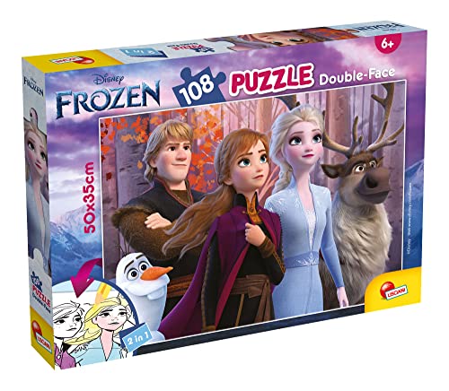 Lisciani Giochi- Disney Puzzle Df Plus 108 Frozen 2, Colore, 91614