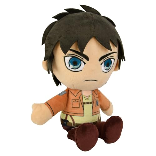 Popbuddies - Attack On Titan – Eren Yeager – Peluche – 29 Cm – Originale E Con Licenza