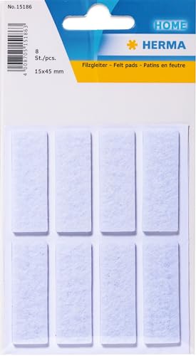 Herma- Feltrini Giocattolo, Colore Bianco, 15 X 45 Mm, 15186