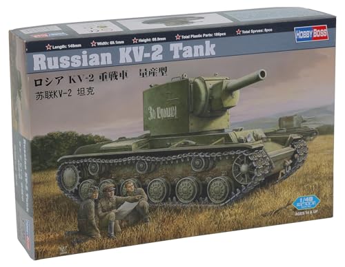 Hobbyboss - Russian Kv-2 Tank - Hbb84816, Modello Scala 1:48