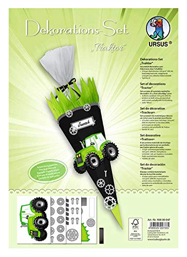 Ursus 9880004F - Set Di 4 Fogli Di Cartone Artigianale Din A4, Stampati Su Entrambi I Lati, Pretagliati, Scanalati Per Decorare Lo Zaino, Parzialmente