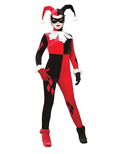 Rubie'S - Costume Da Donna Della Supercattiva Harley Quinn, Costume Per Adulti, Taglia M