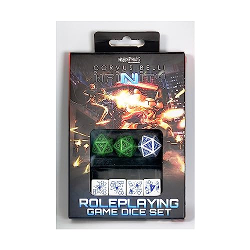 Modiphius | Infinity: Factions Dice Sets | Ariadna | Dice Set | Role Playing Game | Rpg | English