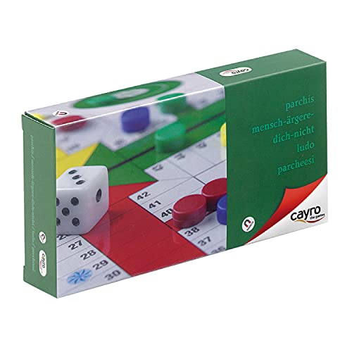 Cayro - Ludo - + 6 Anni - Piccolo Modello Magnetico - Gioco Da Tavolo Per Bambini E Adulti - Ideale Per I Viaggi - Con Tavola Pieghevole - Da 2 A 4 Gi