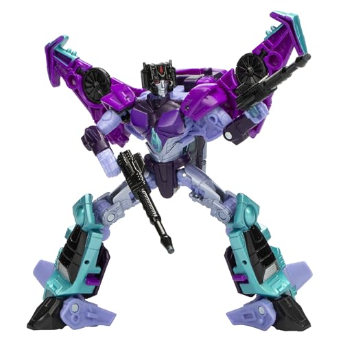 Transformers Legacy United, Deluxe Class, Slipstream (Universo Cyberverse), Action Figure Convertibile Da 14 Cm, Dagli 8 Anni In Su