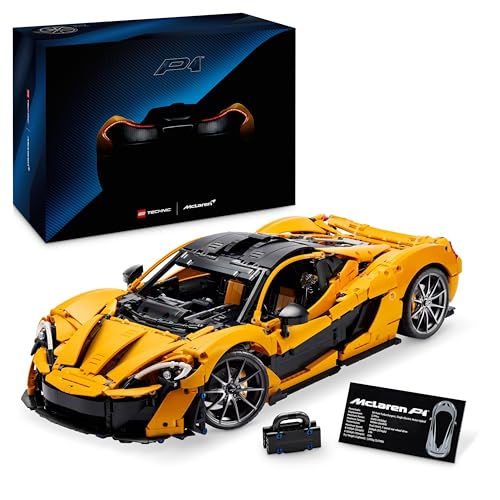 Lego Technic Mclaren P1 Modellino Di Auto Sportiva Da Costruire, Hobby Creativo Per Adulti, Regalo Per Uomo, Donna, Lui O Lei, Kit Modellismo Da Colle
