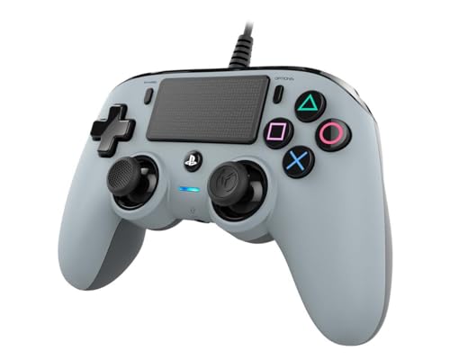 Nacon Compact Controller Ps4 Ufficiale Sony Playstation, Grigio
