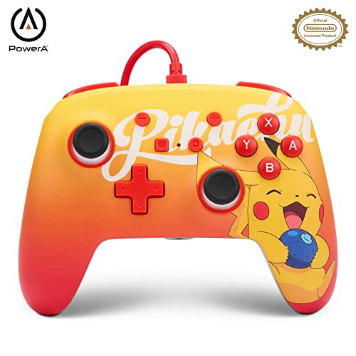 Powera Controller Cablato Avanzato Nintendo Switch - Oran Berry Pikachu