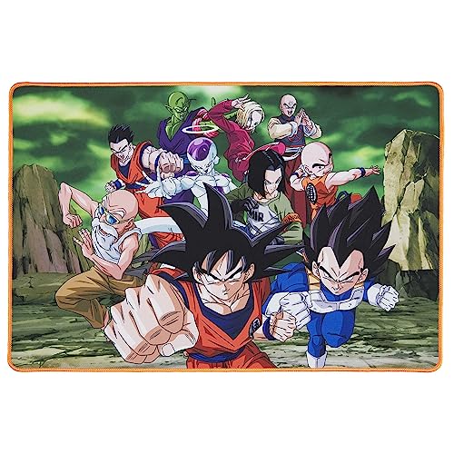 Dragon Ball Z - Tappetino Per Mouse Antiscivolo Xl 60 Mm X 40 Mm - Licenza Ufficiale