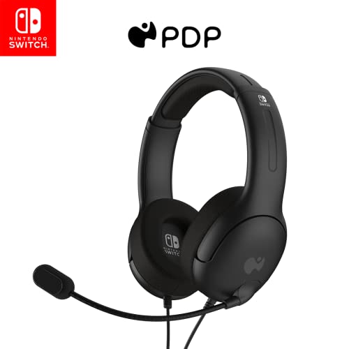 Pdp Gaming Lvl40 Stereo Headset With Mic For Nintendo Switch - Pc, Ipad, Mac, Laptop Compatible - Noise Cancelling Microphone, Lightweight, Soft Comfo