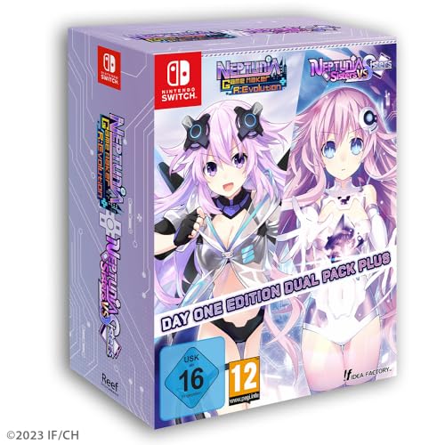 Neptunia Game Maker R:Evolution / Neptunia: Sisters Vs Sisters - Day One Edition Dual Pack Plus (Nintendo Switch)