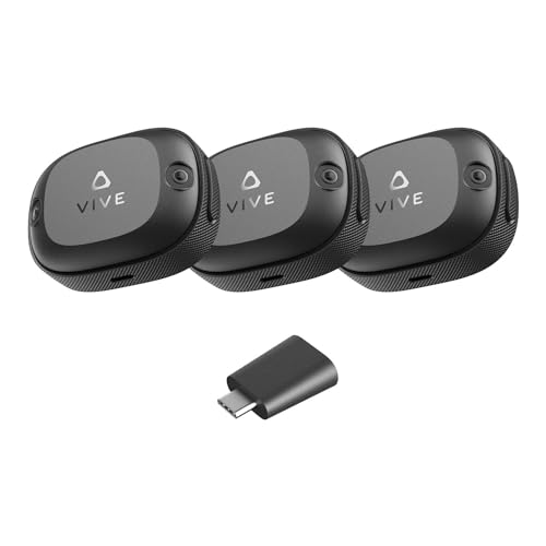 Vive Ultimate Tracker 3 Pack E Dongle Tracciamento Completo Del Corpo Per Vr