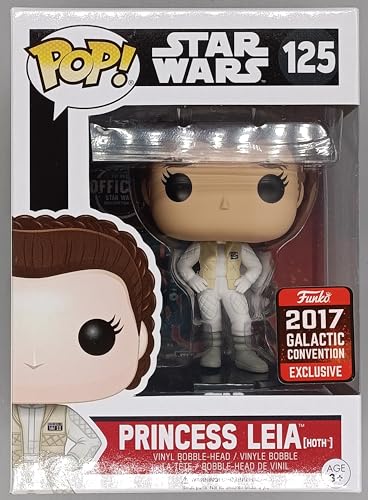Star Wars 604330 Pop Vinyl 125 Princess Leia Hoth Celebration 2017