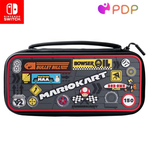 Pdp Gaming Licenza Ufficiale Switch Console Caso - Mario Kart Averts - Works With Switch Oled & Lite