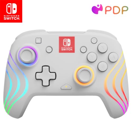 Official Afterglow Wave Wireless Controller Nintendo Switch - White