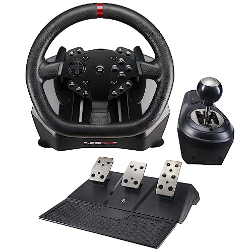 Subsonic Superdrive - Gs950-X Volante Da Corsa A 900° Con Cambio Manuale, 3 Pedali E Paddle Per Xbox X/S Series, Ps4, Xbox One (Programmabile)