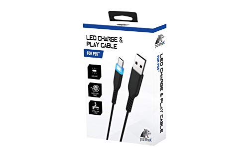 Panthek Led Charge & Play Cable (Soft Cable) 3Mt Ps5