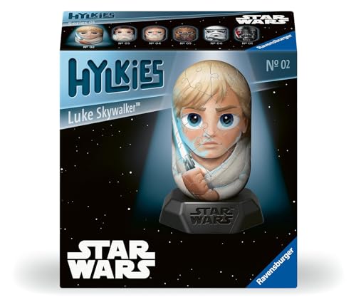 Ravensburger Hylkies: Die Neue Sammelfigurenreihe Zum Selbst Zusammenbauen. Figura #02 - Luke Skywalker - Für Tutti I Fan Di Star Wars - Aufbauen, Ver