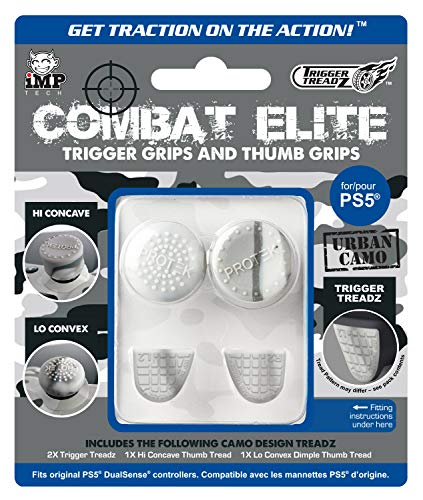 Imp Tech Combat Elite Thumb & Trigger Treadz Dual Sense Controller Grips - Urban Camo (Ps5) (Ps5) [Edizione: Regno Unito]