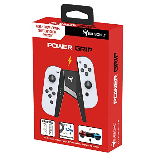 Subsonic - Impugnatura Grip Di Ricarica Per I Joycon Di Nintendo Switch
