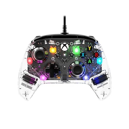 Hyperx Clutch Gladiate Rgb Gaming Controller Per Xbox Series X|S Concesso In Licenza Da Xbox Full Rgb Wired Clear