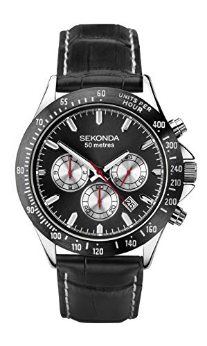 Sekonda Orologio Multi-Quadrante Quarzo Donna Con Cinturino In Pelle 1648E.27