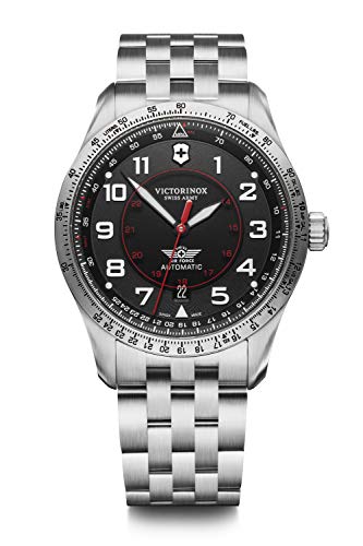 Victorinox Uomo Airboss Mechanical - Orologio Automatico In Acciaio Inossidabile Fabbricato In Svizzera 241888