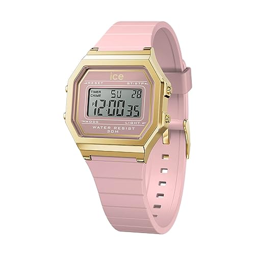Ice-Watch - Ice Digit Retro Blush Pink - Orologio Rosa Da Donna Con Cinturino In Plastica - 022056 (Small)
