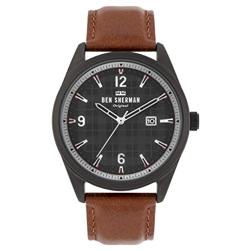 Ben Sherman Orologio Analogico Quarzo Uomo Con Cinturino In Pelle Wb040Tb