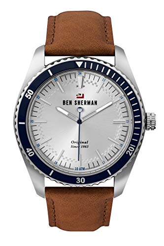Ben Sherman Orologio Analogico Quarzo Uomo Con Cinturino In Pelle Wbs114Ut