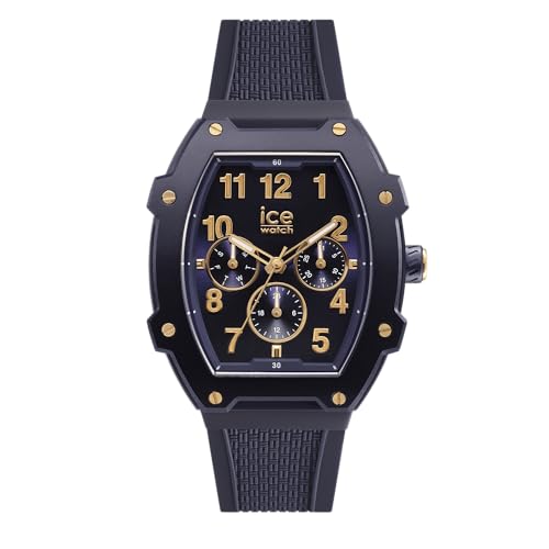 Ice-Watch - Ice Boliday Gold Blue - Orologio Blu Da Uomocon Cinturino In Silicone - 023314 (Medium)