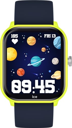 Ice-Watch - Ice Smart Junior 2.0 Yellow - Orologio Connesso Giallo Da Bambino Con Cinturino In Silicone Blu - 022791 (1,75 Inch)